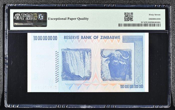 Zimbabwe. - 100 Trillion Dollars - 2008 - Replacement - Pick, Postzegels en Munten, Bankbiljetten | Europa | Niet-Eurobiljetten