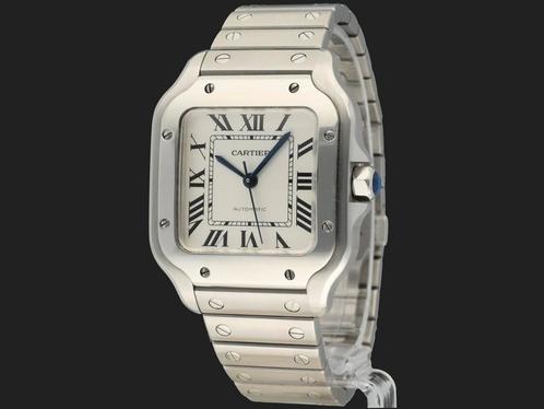 Cartier Santos 100 WSSA0029 uit 2021, Handtassen en Accessoires, Horloges | Dames, Verzenden
