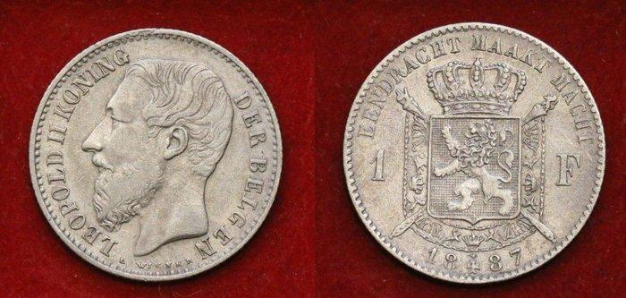 Belgique. 50 Cents / 1 Franc 1866/1899, 3 stuks (Sans prix, Timbres & Monnaies, Monnaies | Europe | Monnaies non-euro