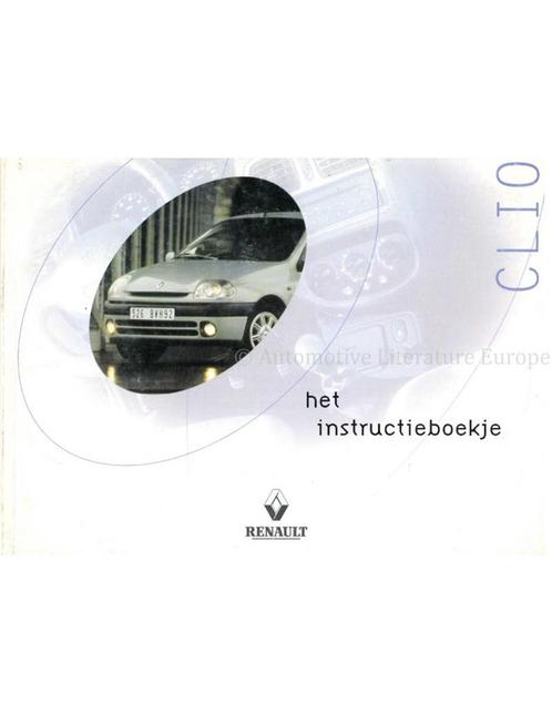 2000 RENAULT CLIO INSTRUCTIEBOEKJE NEDERLANDS, Auto diversen, Handleidingen en Instructieboekjes