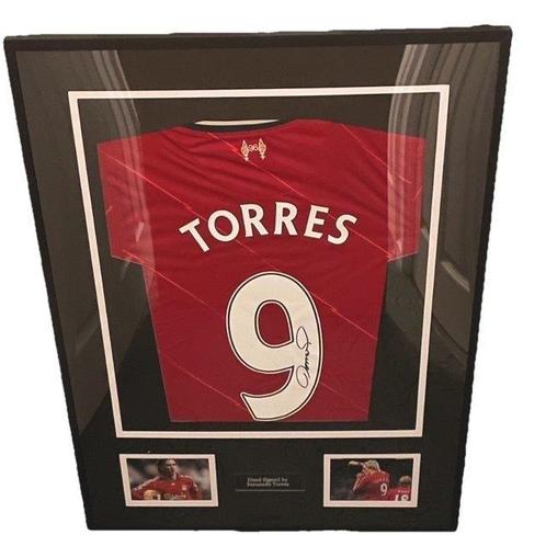 Liverpool - Fernando Torres - 2008 - Gesigneerd ingelijst, Verzamelen, Overige Verzamelen