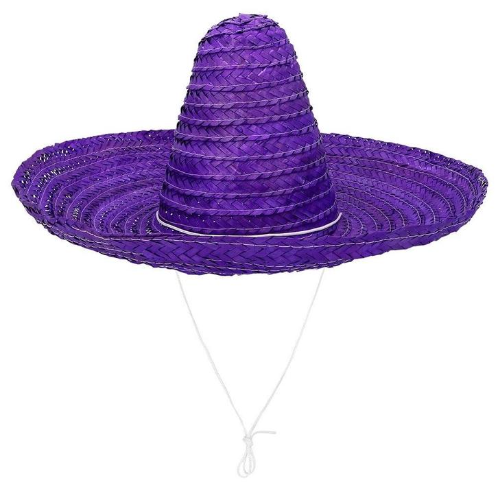 Paarse Sombrero 49cm, Hobby & Loisirs créatifs, Articles de fête, Envoi