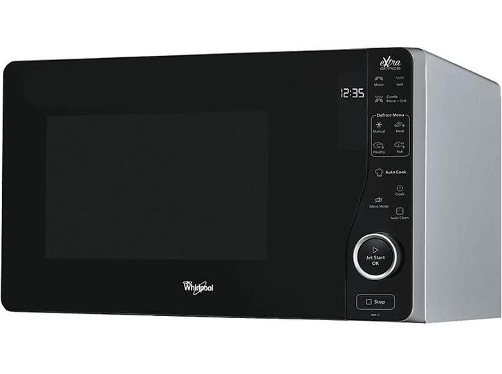 Whirlpool -  Microgolfoven Met Grill  - Zilver, Elektronische apparatuur, Microgolfovens, 60 cm of meer, Grill, Nieuw, Microgolfoven