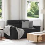 vidaXL Tweezitsbank 120 cm kunstleer zwart, Huis en Inrichting, Verzenden, Nieuw