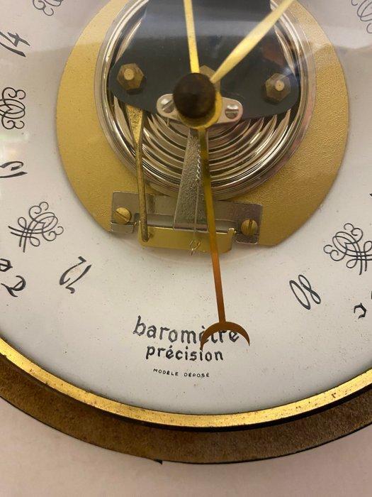 Barometer - Messing, Leder - Zeer nauwkeurig., Antiek en Kunst, Curiosa en Brocante
