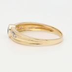 Zonder Minimumprijs - Ring - 14 karaat Geel goud Saffier -, Handtassen en Accessoires, Ringen, Nieuw