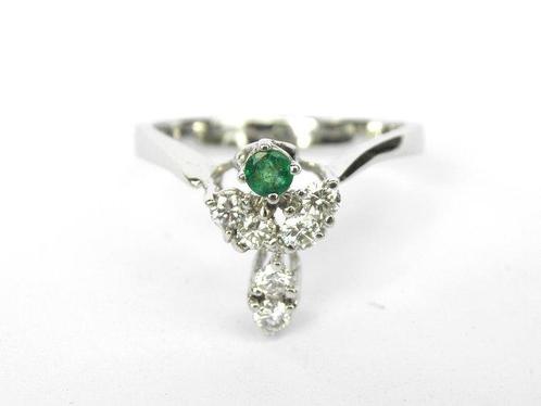 Zonder Minimumprijs - Ring - 18 karaat Witgoud - 0.35ct. tw., Handtassen en Accessoires, Ringen