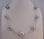 Collier - 18 carats Or blanc, Perles deau de mer du Sud