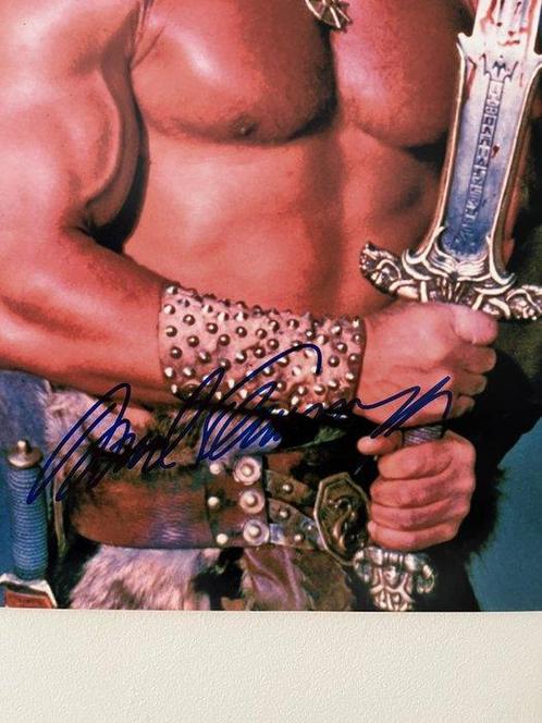 Conan le Barbare, Arnold Schwarzenegger (Conan) - Signed in, Verzamelen, Film en Tv