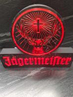 Jägermeister – Cartel lumineux USB avec base éclairée -
