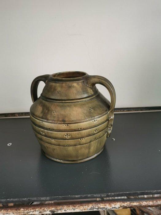 Willem Coenraad Brouwer - Vase - Faïence - Vase unique avec, Antiek en Kunst, Antiek | Glaswerk en Kristal