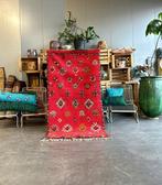 Marokkaans Berber rood vintage tapijt - Vloerkleed - 200 cm