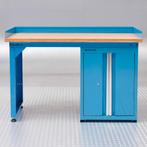 Datona Werkbank PRO 150 cm met werkplaatskast - blauw -, Doe-het-zelf en Bouw, Werkbanken, Ophalen of Verzenden, Nieuw