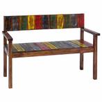 vidaXL Eetkamerstoelen 4 st massief gerecycled hout, Huis en Inrichting, Verzenden, Nieuw