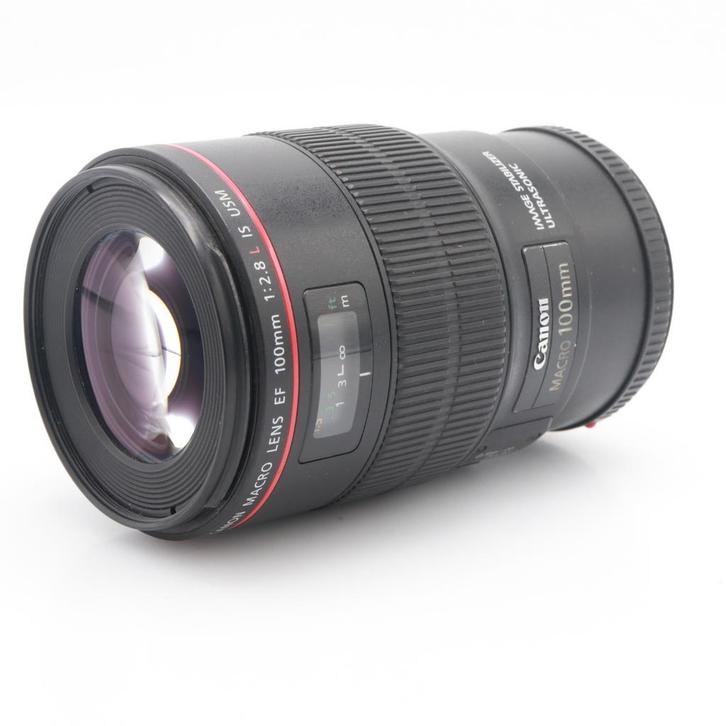 Canon EF 100mm F/2.8L IS USM Macro | Tweedehands, Audio, Tv en Foto, Foto | Lenzen en Objectieven, Zo goed als nieuw, Verzenden