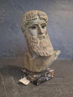 Buste, Poseidon - 26 cm - Marbre, Plâtre, Antiquités & Art