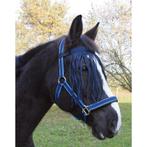 Vliegen-franjeband met velcro sluiting, blauw, pony - kerbl