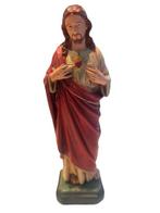 Beelden - Jezus Heilig Hart - Madonna met Kind - 42 cm (2) -, Antiek en Kunst