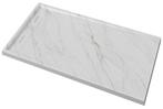 SALE - Skadi 120x90 - Wit marmer - Douchebak -, Doe-het-zelf en Bouw, Ophalen of Verzenden, Nieuw