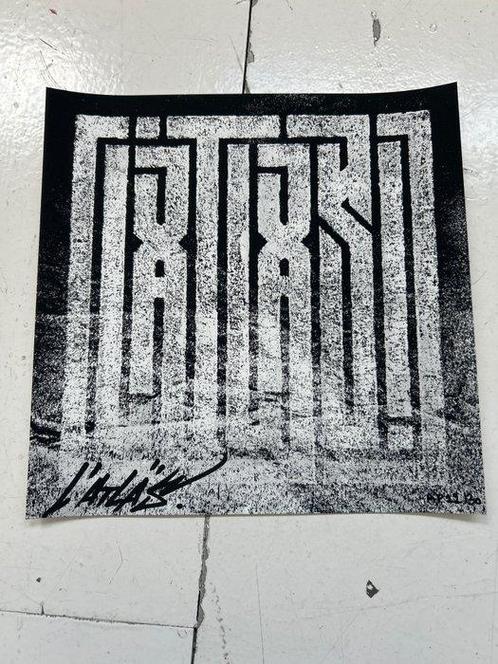 LATLAS (1978) - Retrace your step (artist proof), Antiek en Kunst, Kunst | Designobjecten