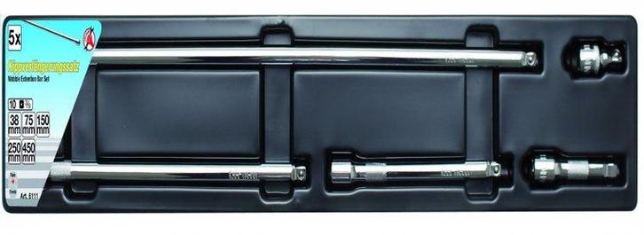 5-delige 3/8 Wobble Extension Bar Set, Auto diversen, Autogereedschap, Verzenden