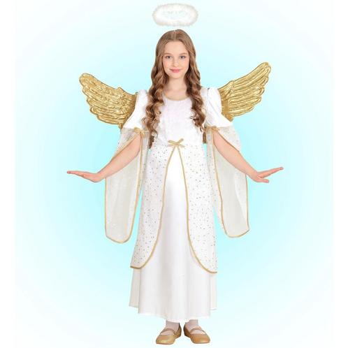 Engel Jurk Wit Meisje, Kinderen en Baby's, Carnavalskleding en Verkleedspullen, Nieuw, Verzenden