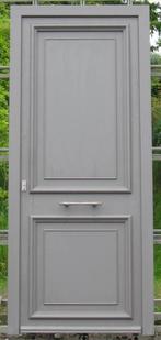 pvc buitendeur , voordeur , deur 95 x 220 wit / kwartsgrijs, Nieuw, 215 cm of meer, 80 tot 100 cm, Kunststof