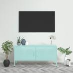 vidaXL Tv-meubel 105x35x50 cm staal mintkleurig, Huis en Inrichting, Kasten |Televisiemeubels, Verzenden, Nieuw