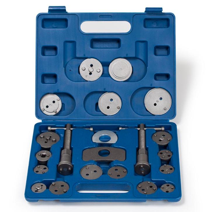 tectake Terugsteller remzuiger 22-delig - blauw, Auto diversen, Onderhoudsmiddelen, Verzenden