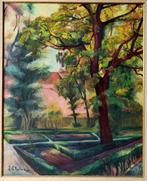 École méditerranéenne (XX) - Parc ensoleillé sous les arbres