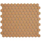 Mozaiek Tegel Hexagon 26x30 cm Mat Tuscany Gold (Doosinhoud, Overige typen, Ophalen of Verzenden
