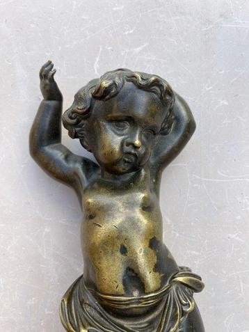 Sculpture, L’ange dormeur - 33 cm - Bronze patiné