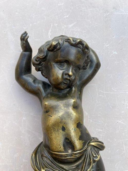 Sculpture, L’ange dormeur - 33 cm - Bronze patiné, Antiek en Kunst, Kunst | Niet-Westerse kunst