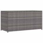 vidaXL Tuinbox 120x50x60 cm poly rattan grijs, Verzenden, Nieuw