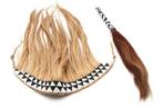 Coiffe et chasse-mouche en perles - Tutsi - Rwanda (Sans
