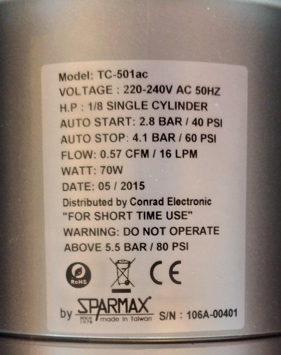 Sparmax Airbrush - Kompressor ( Anest Iwata Group ) 2015 TT, Hobby & Loisirs créatifs, Trains miniatures | HO