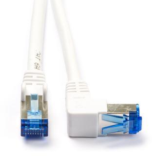 Netwerkkabel | Cat6a S/FTP | 3 meter (1x Haaks, Wit), Informatique & Logiciels, Pc & Câble réseau, Envoi