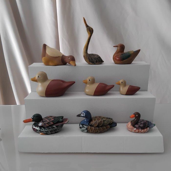Themacollectie - Houten en keramische eenden., Antiek en Kunst, Antiek | Speelgoed