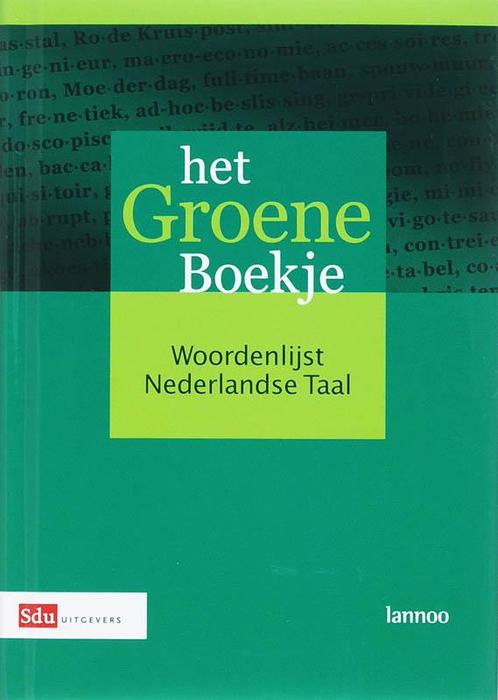 Het Groene Boekje 9789012105903, Livres, Dictionnaires, Envoi