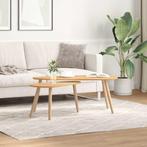 vidaXL 2-delige Salontafelset massief grenenhout bruin, Huis en Inrichting, Verzenden, Nieuw