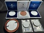 Duitsland - Collection of 6 Meissen Porcelain Medals: Saxon