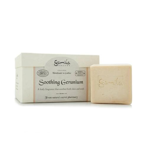 Gamila Secret Soothing Geranium soap 115g (All Categories), Bijoux, Sacs & Beauté, Beauté | Cosmétiques & Maquillage, Envoi