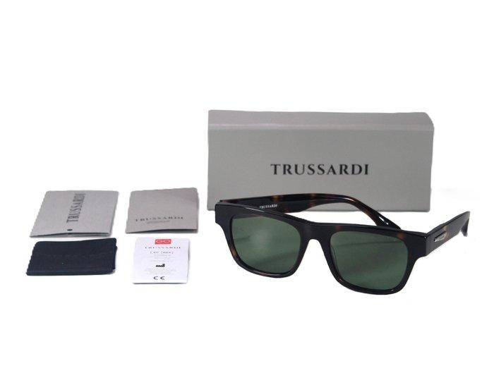 Sunglasses - Trussardi - TSM9005 G21 - havana braun, grün, Handtassen en Accessoires, Zonnebrillen en Brillen | Dames