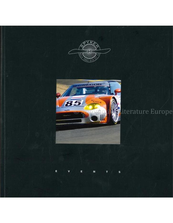 2006 SPYKER CARS EVENTS BROCHURE ENGELS, Boeken, Auto's | Folders en Tijdschriften