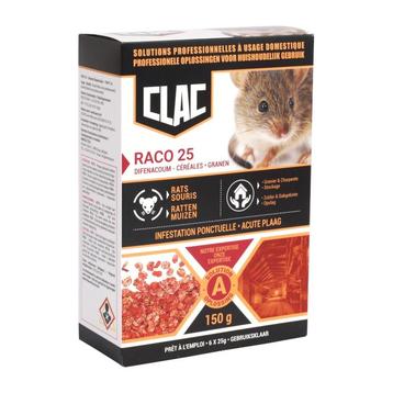 Raticide et souricier céréales 150 grammes (6 x 25 grammes) beschikbaar voor biedingen