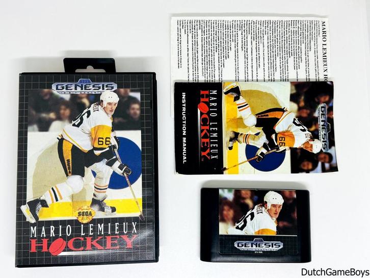 Sega Genesis - Mario Lemieux Hockey, Games en Spelcomputers, Spelcomputers | Sega, Gebruikt, Verzenden