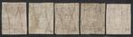 Italiaanse oude staten - Toscane 1860 - Set van 5 postzegels, Postzegels en Munten, Gestempeld