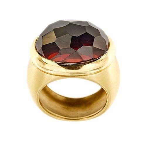 Pomellato - Bague - Iceberg - 18 carats Or jaune Grenat, Handtassen en Accessoires, Ringen