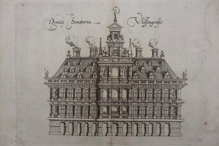 Nederland - Vlissingen, voormalig stadhuis; WJ Blaeu / L, Boeken, Atlassen en Landkaarten