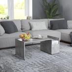 vidaXL Table basse Gris béton 90x45x35 cm Aggloméré, Maison & Meubles, Verzenden, Neuf